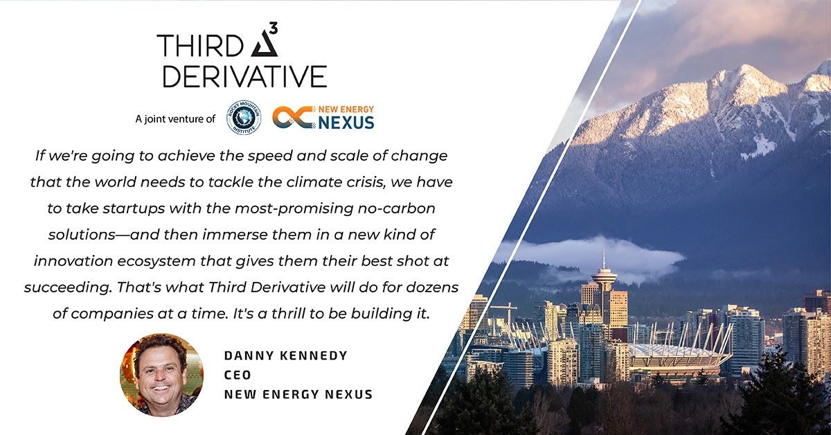 Third Derivative climate tech accelerator promo
