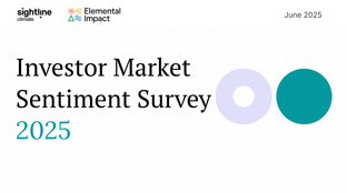🌎 Our 2025 climate tech investor pulse check